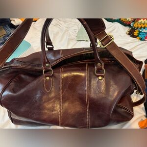 FLOTO VENEZIA ITALIAN LEATHER DUFFEL BAG